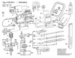 Bosch 0 603 221 803 Phs 560 G Hedge Trimmer 220 V / Eu Spare Parts